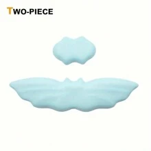 1 Set Bat-Shaped PU Leather Keyboard Wrist Rest And Mouse Wrist Pad With Anti-Slip Silicone Bottom, Soft And Comfortable, Hand Support To Relieve Fatigue, Suitable For Office Desktop Computer/Laptop Workstation, Luxury Wrist Rest