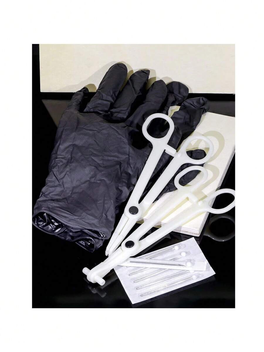 AVYRING 16PCS Lip Piercing Kit 16G Stainless Steel Lip Jewelry Piercing