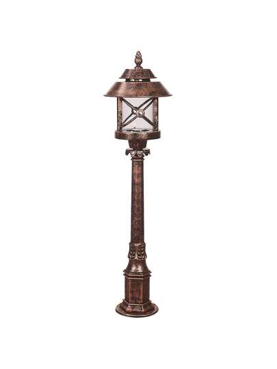 Well Home Outdoor Vloer Lamp Brown, 26x26x100. Free Shipping In 24/48h