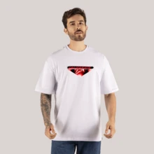 StreetWear T-Shirt Various Colors Oversize Sweatshirt With California Landscape Print - trắng - Xem 1