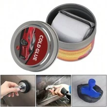 Colle à froid adhésive pour réparation rapide des dents, kit de réparation de bosse de voiture. Dents puller portable à colle à froid pour réparations rapides et universelles