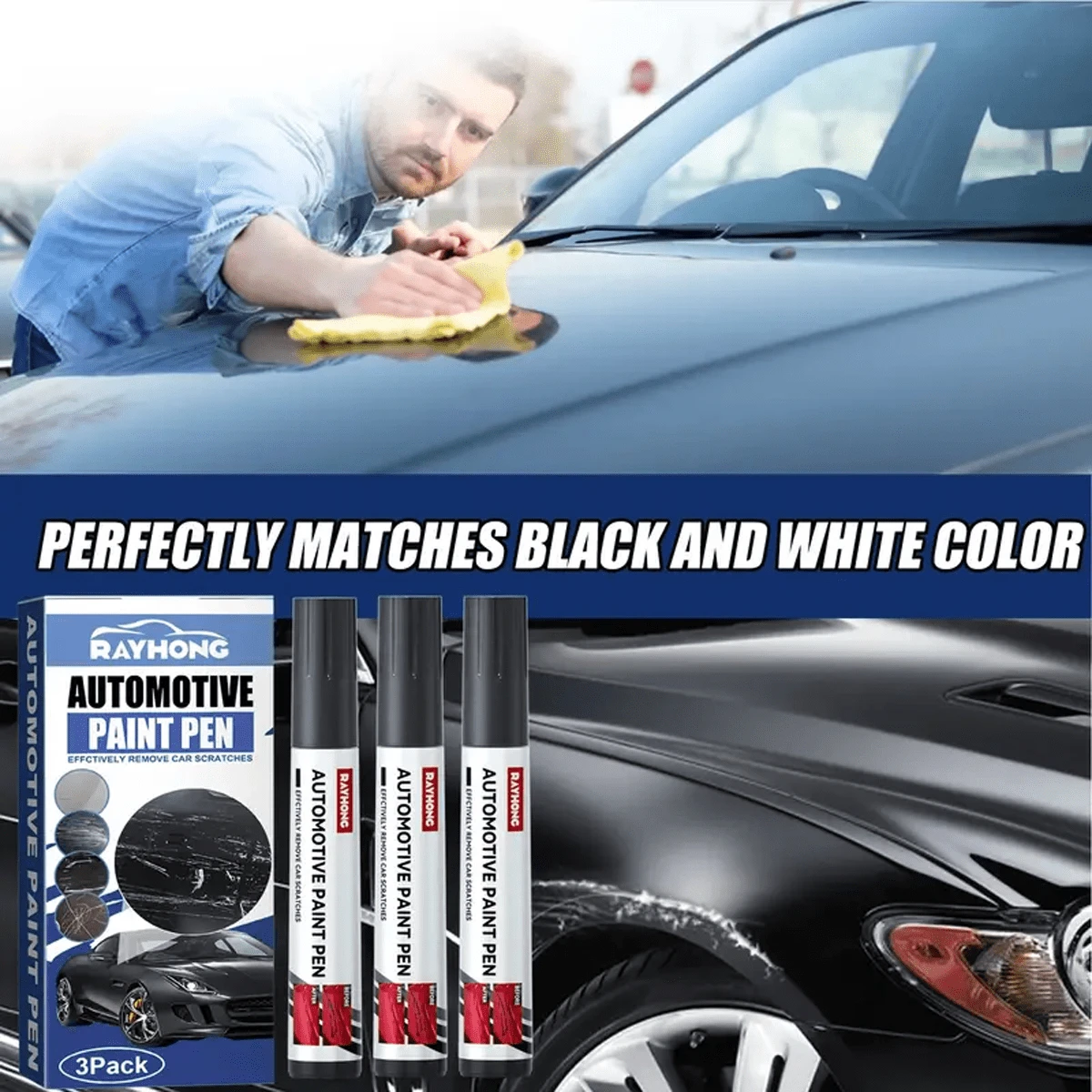 Car TouchUp Paint Pen Paint Scratch Scratch Paint Trace TouchUp Paint