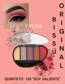 BISSU QUINTETS EYESHADOW - QUINTETO 09 "SOY VALIENTE" - 查看 2