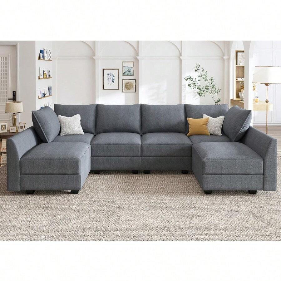 Modular Sectional Sofa U Shaped Sectional Modular Sofa With Storage