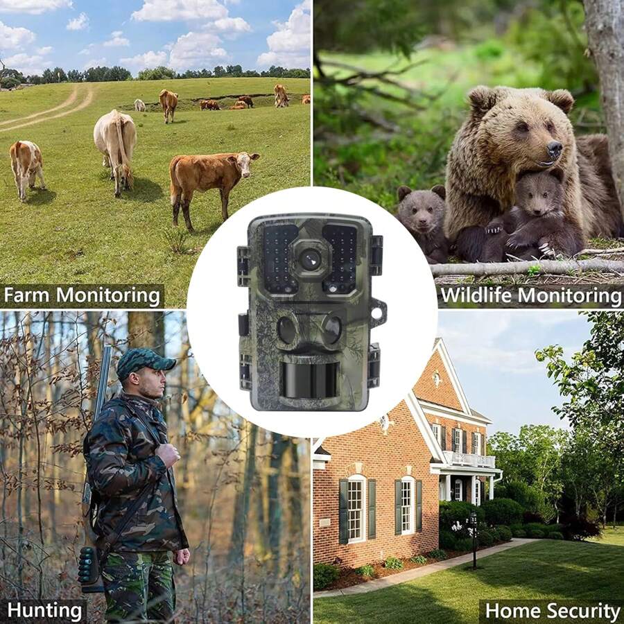 Outdoor Wildlife Trail Camera HighDefinition Night Vision Trail Camera