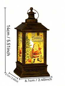 Đồ trang trí Giáng sinh Ông già Noel Cây thông Noel Người tuyết Tất Giáng sinh Các yếu tố Đèn gió Bố cục cảnh Đạo cụ Đồ trang trí bằng tay - Nhiều màu - Xem 2