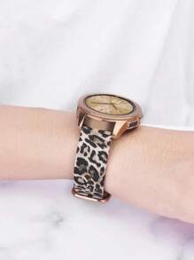 1pc Unisex Colorful 3-Star Print Silicone Watch Strap, Casual Colorful Band For 20mm 22mm Galaxy Watch 3 45mm, Galaxy Watch 4/4 Classic 5/5 Pro, Watch GT 2/2E/3/3 Pro 42mm 46mm Smartwatch Accessories