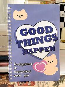 1 quyển sổ tay bỏ túi phong cách Mỹ cổ điển khổ A5, tập viết cho học sinh cực kỳ hấp dẫn, sổ ghi nhớ mini cầm tay, màu sắc ngẫu nhiên - Nhiều màu - Xem 7