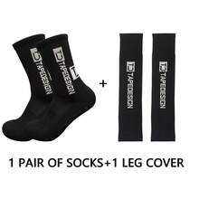 2 đôi tất thể thao chất lượng cao, 1 đôi tất bảo vệ chân ngoài trời cho nam và nữ khi chơi bóng đá và 1 đôi tất thể thao chống trượt khi chơi bóng đá, quần vợt và bóng rổ có đế cao su chấm bi - Nhiều màu - Xem 14