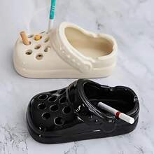 1 chiếc gạt tàn hình giày bằng gốm sứ sang trọng cho gia đình và văn phòng - Phụ kiện trang trí để bàn độc đáo, hoàn hảo cho phòng khách, khách sạn, quầy bar và nhà hàng - Nhiều màu - Xem 3
