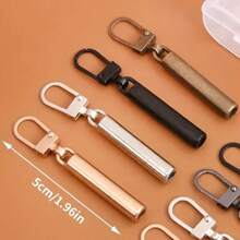 10pcs Detachable Metal Zipper, Replacement Zipper Slider For Bags Shoes And Clothes, DIY Craft Zipper Head Sewing Accessories