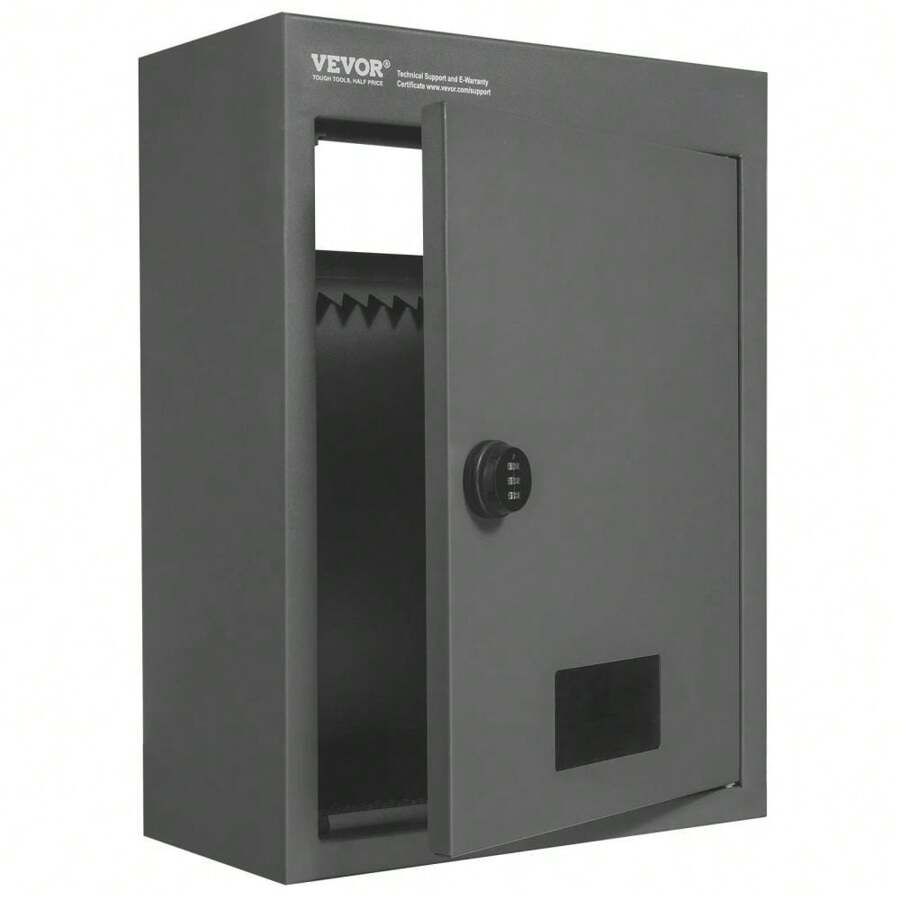 Heavy Duty Steel ThroughTheWall Drop Box With Combination Lock, 12