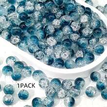 1 GÓI 8MM Hạt ngọc trai thủy tinh màu ombre, Hạt rời hình bông tuyết, Làm quà tặng DIY, Vòng tay, Vòng cổ, Dây điện thoại di động, Phụ kiện trang sức - Nhiều màu - Xem 11