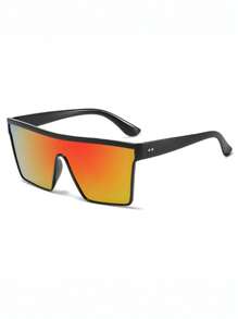 3pcs/1pc Teen`S Large Framed Fashion Glasses For Summer, Suitable For Daily Use