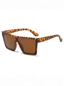 3pcs/1pc Teen`S Large Framed Fashion Glasses For Summer, Suitable For Daily Use