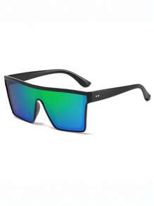 3pcs/1pc Teen`S Large Framed Fashion Glasses For Summer, Suitable For Daily Use