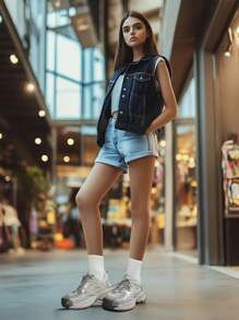 Damskie, oddychające, szare, grube, grube trampki z siateczki, retro, platforma, zwiększająca wysokość, uniwersalne buty sportowe, wiosna/jesień