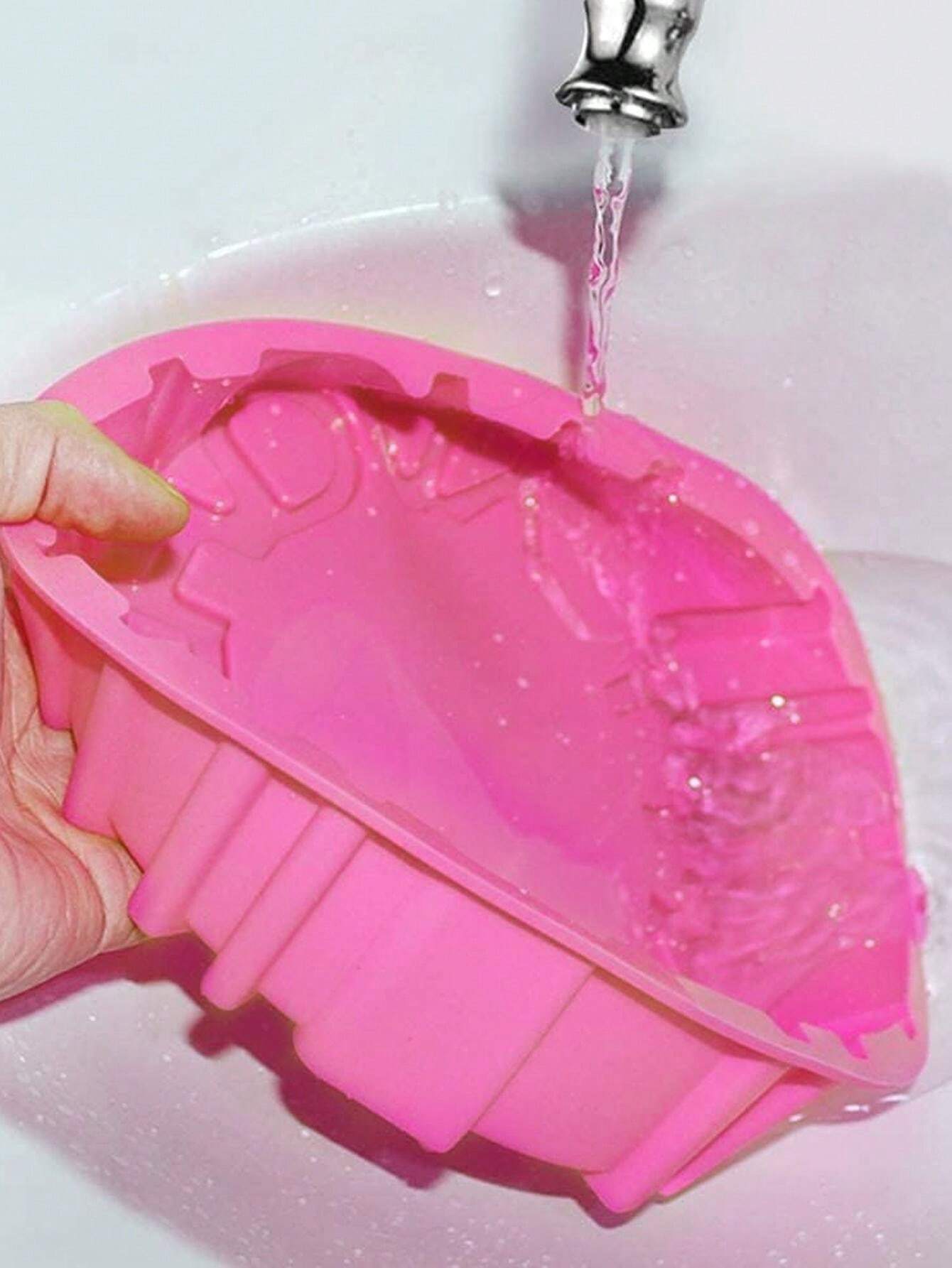 1Pc Round Birthday Letter Cake Silicone Mold 3D Mousse Handmade Cake