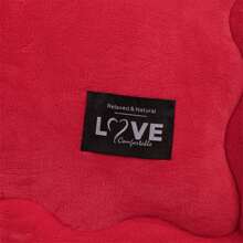 1pc Quilted New Thick Milk Velvet Patchwork Duvet Comforter Quilt - Red+White - View 4