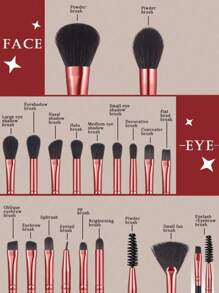 53-In-1 Makeup Tool Kit Including: 32pcs Makeup Brushes Set + 8pcs Makeup Sponges + 1pc Makeup/Wash Head Band + 2pcs Wash Wristband + 4pcs Powder Puffs + 1pc Makeup Remover Pads + 1pc Brush Cleaning Tray. Portable Makeup Tools, Suitable For Travel, Vacation, Parties. Must-Have For Summer Makeup
