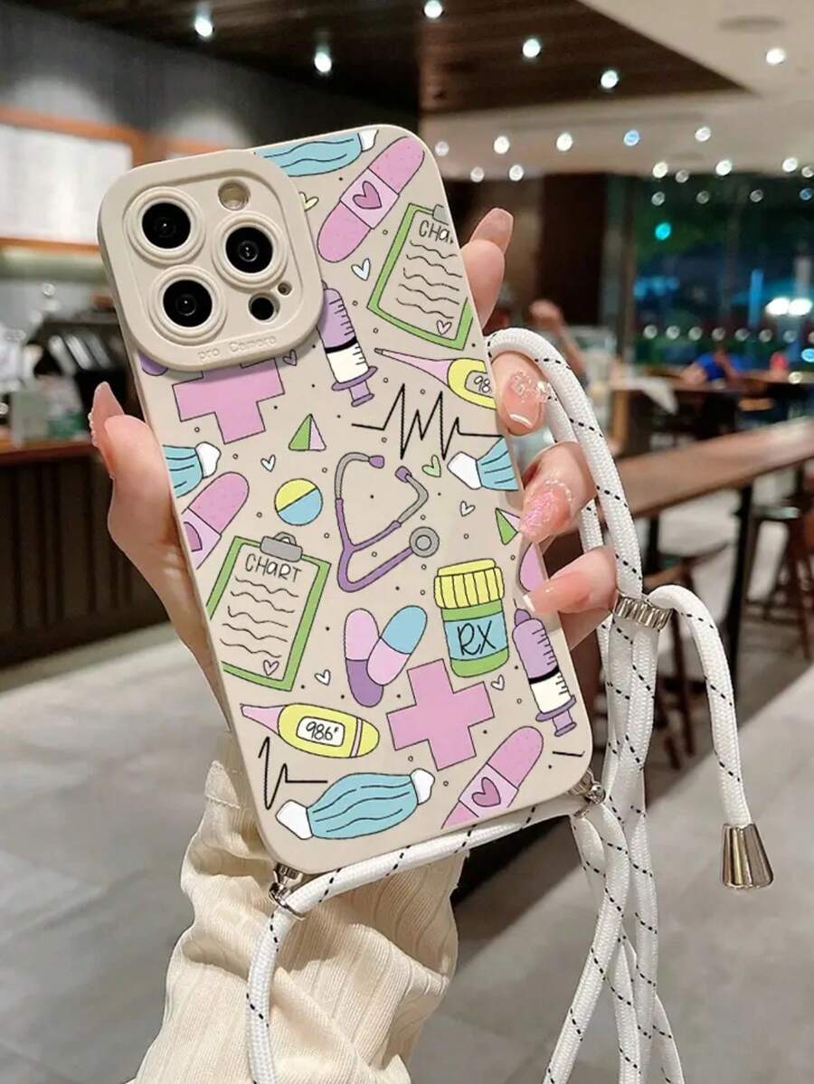 Ốp lưng điện thoại y tế tương thích với iPhone 15, 15 Pro, 14, 13, 12 Pro Max, 11, XS Max, XR, 6S, 7/8 PLUS, Ốp lưng điện thoại bảo vệ - Nhiều màu - Xem 1