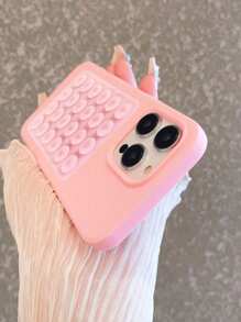 Apple Holder 1 磨砂 TPU 保护壳 兼容 15ProMax/15Plus/15Pro/15，防摔，全覆盖手机壳 硅胶手机吸盘 - 24 个装 通用吸盘 - 强力粘合吸盘 - 多场景使用手机硅胶吸盘（手机壳浅粉色 + 吸盘浅粉色）防水防震防摔防刮 - 粉色 - 查看 3