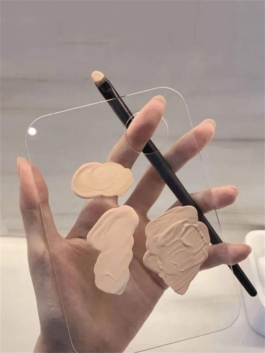 Simple Ins Style HighDefinition Transparent Acrylic Palette, Suitable