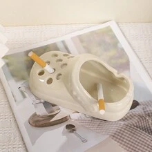 1 chiếc gạt tàn hình giày bằng gốm sứ sang trọng cho gia đình và văn phòng - Phụ kiện trang trí để bàn độc đáo, hoàn hảo cho phòng khách, khách sạn, quầy bar và nhà hàng - Nhiều màu - Xem 7