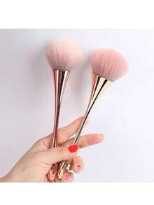 1 Bộ cọ phấn khoáng, cọ móng tay, cọ trang điểm, cọ nền mềm mịn, cọ má hồng lớn, cọ phấn, phấn má hồng màu đồng, cọ trộn và đánh bóng - Nhiều màu - Xem 5