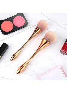 1 Bộ cọ phấn khoáng, cọ móng tay, cọ trang điểm, cọ nền mềm mịn, cọ má hồng lớn, cọ phấn, phấn má hồng màu đồng, cọ trộn và đánh bóng - Nhiều màu - Xem 2