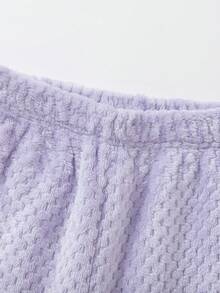 Balabala 女童珊瑚绒睡衣套装 保暖冬季 2024 公主家居服 - 紫色 - 查看 5