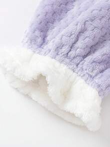 Balabala 女童珊瑚绒睡衣套装 保暖冬季 2024 公主家居服 - 紫色 - 查看 6