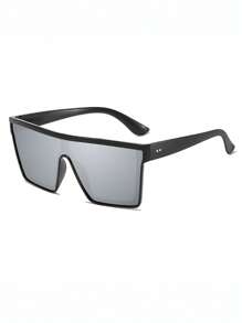 3pcs/1pc Teen`S Large Framed Fashion Glasses For Summer, Suitable For Daily Use