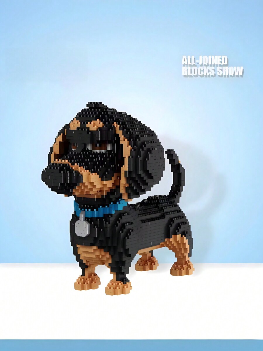 1 Piece Mini Building Blocks Pet Set, DIY 3D Dog Animal Building Blocks