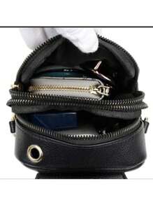 New Stylish Women Shoulder Cell Phone Bag, FASHION SHOPE - 乾枯玫瑰色 - 查看 6