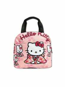 Sanrio Bolsa de lápices impresa en 3D para estudiantes de primaria y secundaria, de estilo anime kawaii y de dibujos animados, para niños y niñas, como regalo para artículos pequeños como lápiz labial, cepillo, cuidado de la piel, teléfono móvil, monedas, para uso en el hogar, regalos, vacaciones y festivales como Halloween y Navidad, de uso multifuncional.