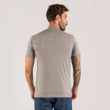 Printed Cotton T-Shirt 30.1 Combed Trees - 灰色 - 查看 2