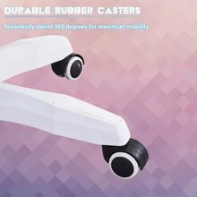 CLIPOP Ergonomic Gaming Chair Computer Swivel Chair With Headrest And Lumbar Support, Tilt And Lock Function, Height Adjustable, Rotatable, High Backrest, Racing Chairs - Hồng - Xem 7