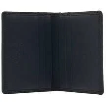 Vivienne Westwood Cartera de tarjetas de piel saffiano, color negro - Negro - Ver 10