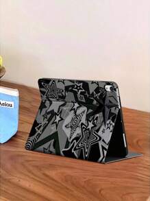 Ayotu Y2k Star & Zebra Stripes Patroon Hoesje Compatibel Met Samsung Galaxy Tab, IPad 9e/8e/7e Generatie 10.2 Inch, Nieuwe IPad 10e Generatie Hoes, Met Automatische Wake/Sleep, Vier Hoezen Anti-Val