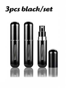 10 件/5 件/3 件/1 件 5ml 底部可再填充香水瓶，带泵和铝制容器便携式液体和化妆品喷雾分配器，旅行友好型化妆包化妆包护肤包洗漱包收纳袋，旅行必需品巡航必需品化妆包收纳化妆品收纳盒化妆盒 - 彩色 - 查看 14