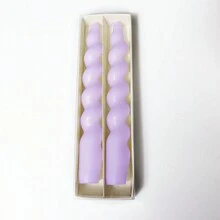 1 hộp 2 nến xoắn ốc nhiều màu (Trắng, Đen, Đỏ, Vàng, Nâu, Cam, Tím, Hồng, Xanh nhạt). Mỗi ngọn nến cháy trong 8 giờ, Không có mùi thơm, Không nhỏ giọt. Nến xoắn ốc thon cho tiệc tối, tụ họp, đám cưới, trang trí bàn. Sinh nhật, Giáng sinh, Năm mới, Quà tặng sáng tạo., Trang trí phòng, Quà tặng - Nhiều màu - Xem 13