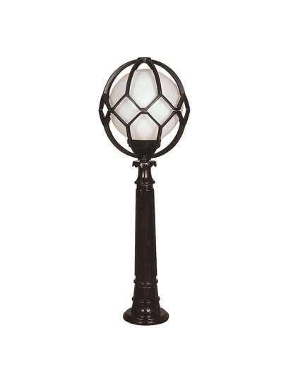 Well Home Outdoor Vloer Lamp Black, 35x35x110. Free Shipping In 24/48h