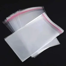 50 chiếc/1 bộ, Túi quà tặng bằng nhựa OPP trong suốt tự dính, Thích hợp cho quà tặng tiệc tùng, Bao bì trang sức, Bao bì quà tặng Halloween, Giáng sinh, Túi quà tặng - Trong sáng - Xem 6