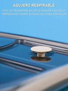 1 Piece Plastic Lunch Box With 4 Compartments, Bento Box With Dividers, Leakproof Microwave Safe, Food Storage Box, School Supplies, Christmas Gift - 彩色 - 查看 9