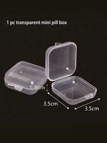 旅行用便携式药盒防潮药丸收纳盒可重复使用药盒男女通用药品规划器日常口袋药盒可容纳维生素药品和补品家庭旅行必备配件户外办公返校露营医疗急救袋药丸容器药盒药品收纳盒药品储存 - 彩色 - 查看 4