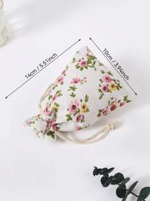 6 piezas Bolsas de regalo con cordón y diseño floral, bolsas de almacenamiento para fiestas, regalos de Navidad, regalos de cumpleaños, regalos de Año Nuevo, bolsas de regalo para fiestas familiares pequeñas, bolsas para joyas, bolsas de almacenamiento para el hogar, bolsas de almacenamiento universales, almacenamiento de artículos del hogar, para el Día de la Madre, regalos para damas de honor, regalos de graduación, regalos de cumpleaños, regalos de boda, cumpleaños, novia, boda