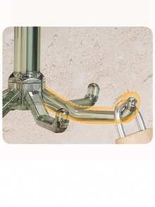 1 件装厨房墙壁和橱柜天花板旋转挂钩，6 爪旋转挂钩匙，适用于浴室、厨房、梳妆台、门、玻璃窗、入口储物，透明 - 彩色 - 查看 4