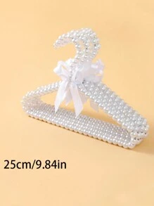 1 Stück Kunstperlen Hänger Schleife Hänger Kunstperlen Hose Clip Haustier Hänger Kleidung Aufhänger Fee Kleider, Hosen, Schuhe, Jeans, Stiefel, Röcke aufhängen, Frühling, minimalistisch, Sommer Oberteile