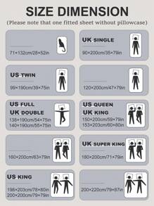 1pc Waterproof Fitted Sheet, Beding, Bed Sheet, Mattress Cover, Soft And Comfortable Mattress Protector, Breathable Bed Cover, Dustproof And Non-Slip Design, Ideal Easter Gift, For Mother's Day Gift, Perfect Holiday Gift, For Single/Twin/Full/King/Queen Bed Sizes, Machine Washable (Without Pillowcase) - White - View 3